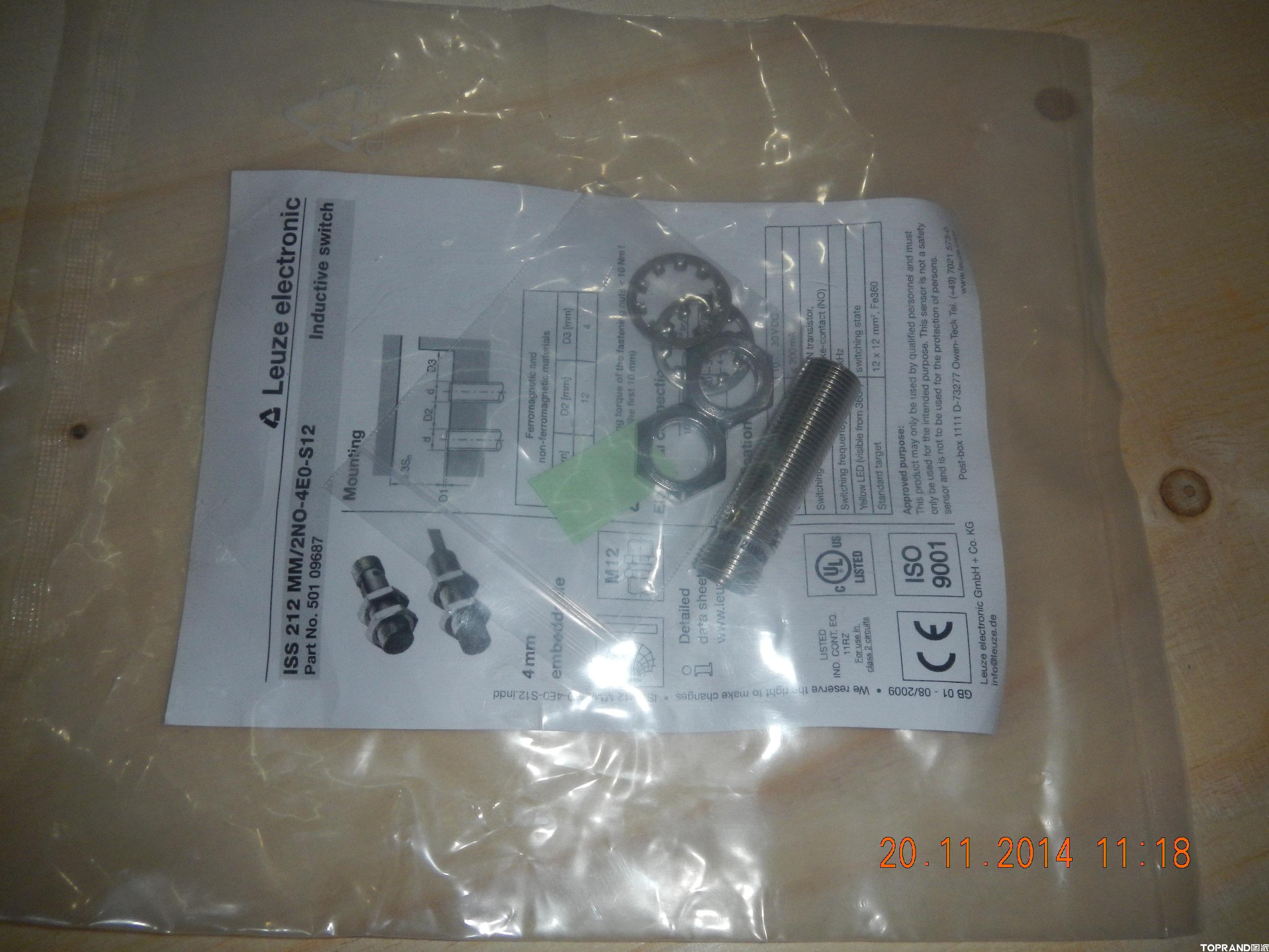 LEUZE接近開關(guān)ISS 212MM/2NO-4EO-S12