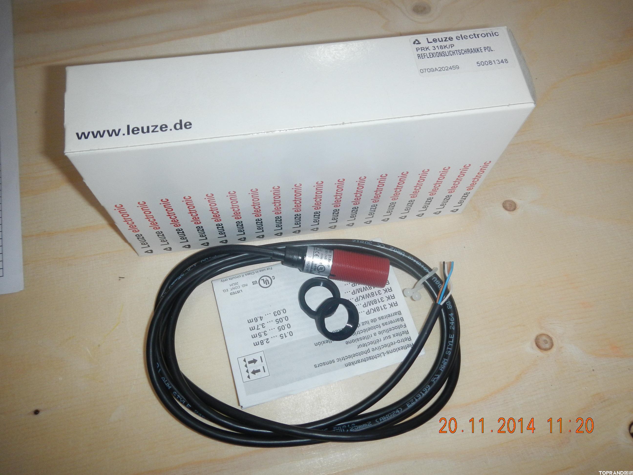 LEUZE光電傳感器PRK 318K/P