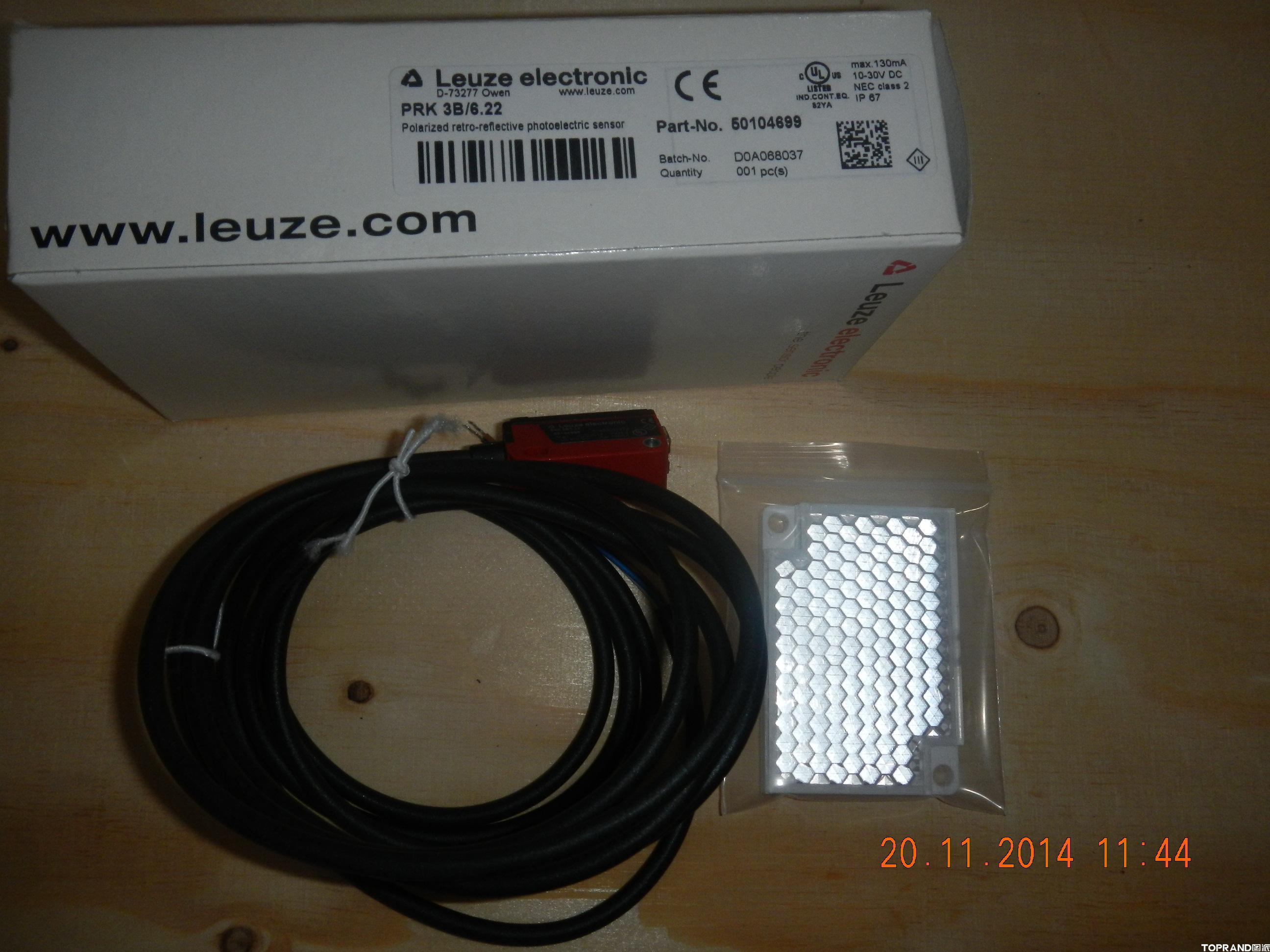 LEUZE光電傳感器PRK 3B/6.22